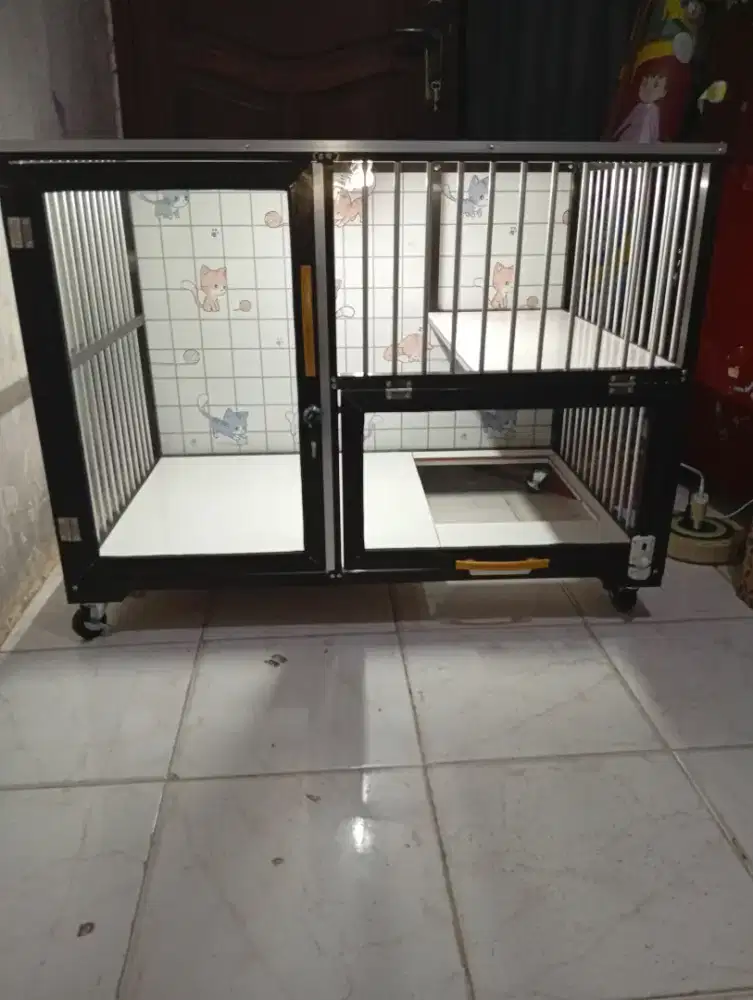 Kandang kucing alumunium