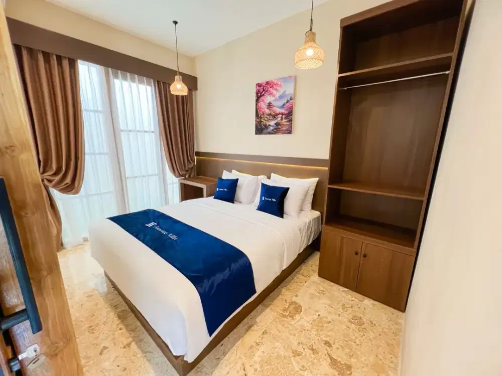 Resort PrivatPool Cantik Arsitektur Jepang Tradisional Sentuhan Modern