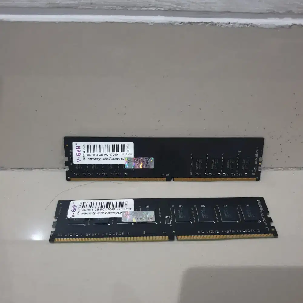 RAM V-GEN RESCUE DDR4 4 GB 4GB 2133MHZ ada 2 keping