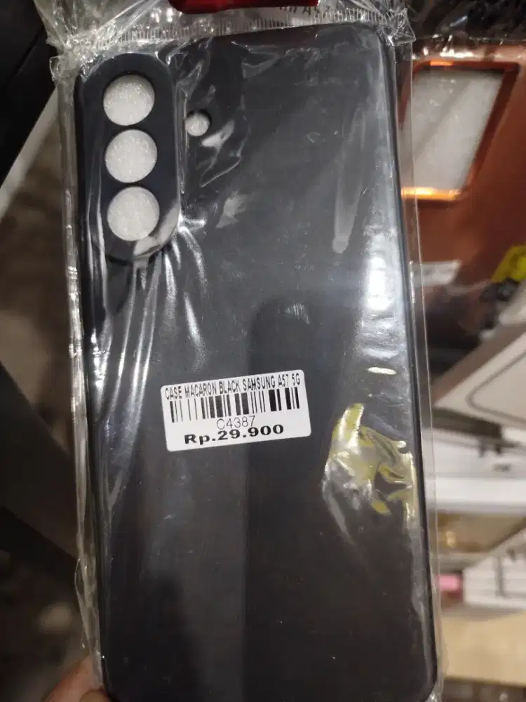 CASE MACARON BLACK SAMSUNG A57 5G