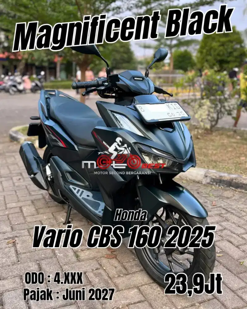 Cash Only Honda Vario 160cc CBS 2025