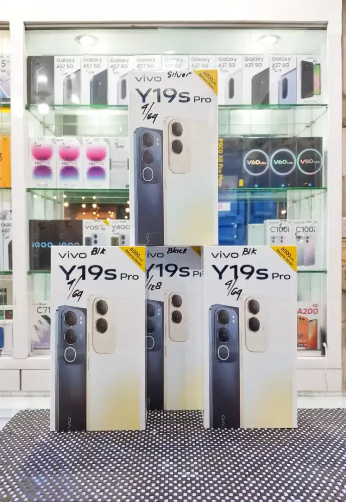 BARU..VIVO Y19s Pro RAM 4+4/64 SEGEL/GARANSI RESMI.