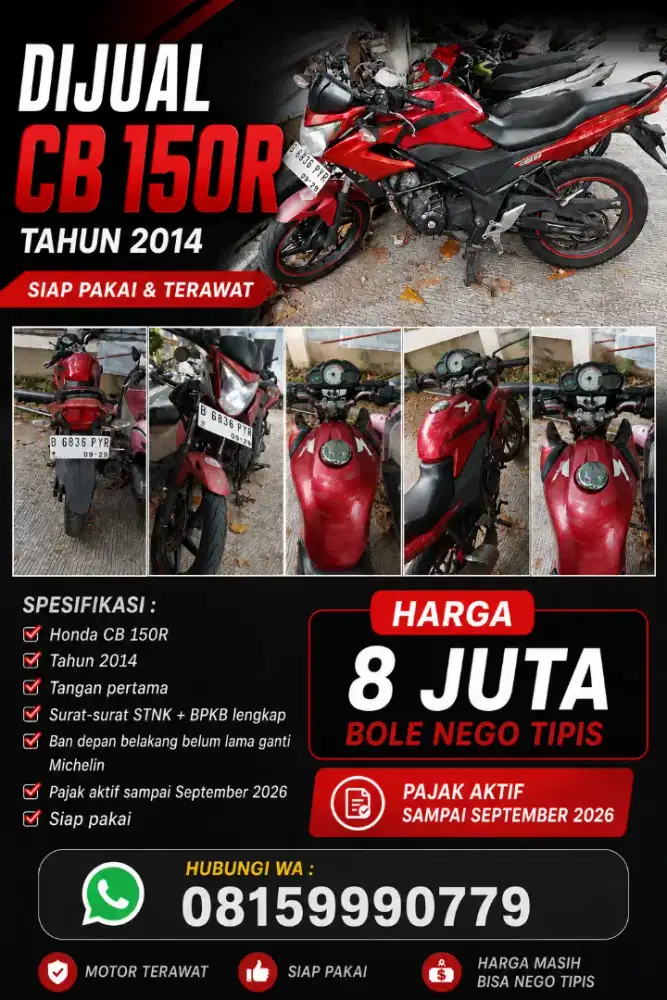 Motor Honda Cb 150r