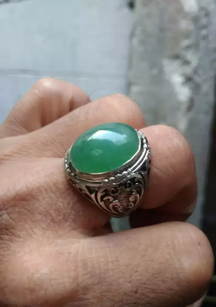 Giok Burma Hijau Daun