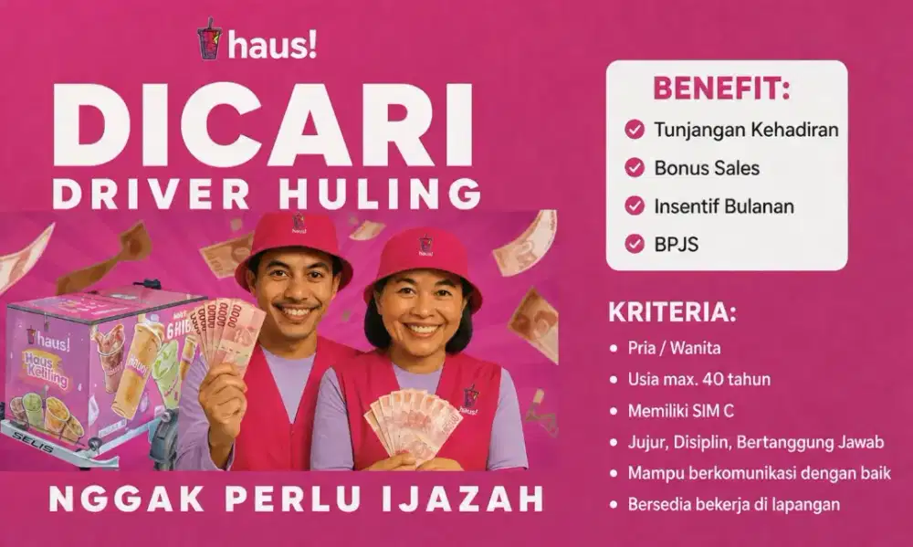 Driver Sales Haus Keliling