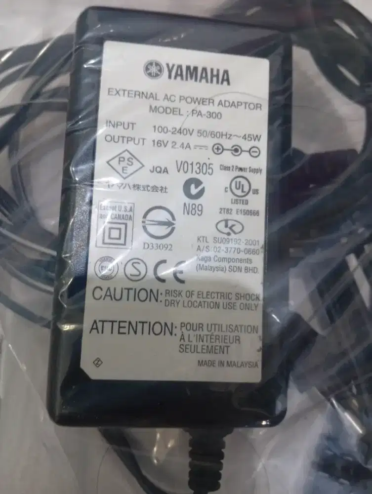 ADAPTOR YAMAHA PSRS S 910 PSR S910 ORIGINAL ASLI YAMAHA ORIGINAL PSR A