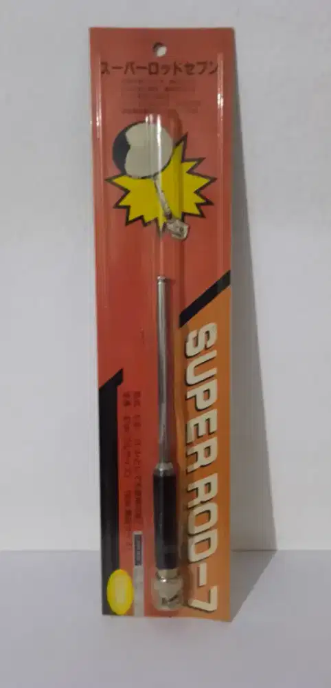 Antena HT Tarik Saga Denshi Super Rod-7 BNC Dualband Original Japan