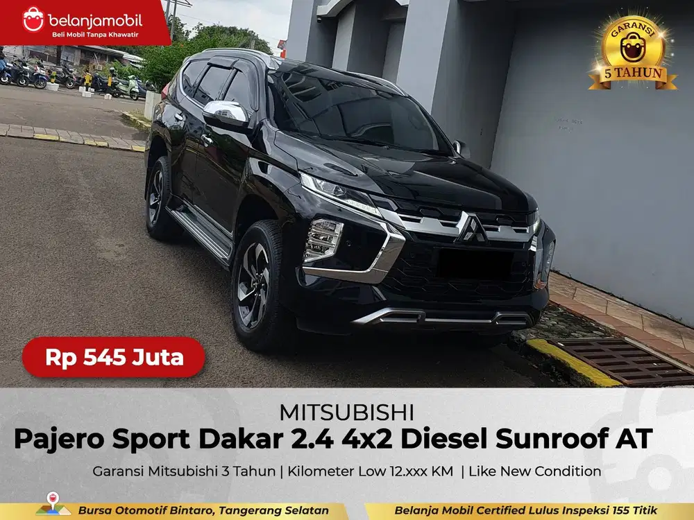 [ GARANSI 5TH ] Mitsubishi Pajero Sport Dakar 2.4 Sunroof 2025/2026
