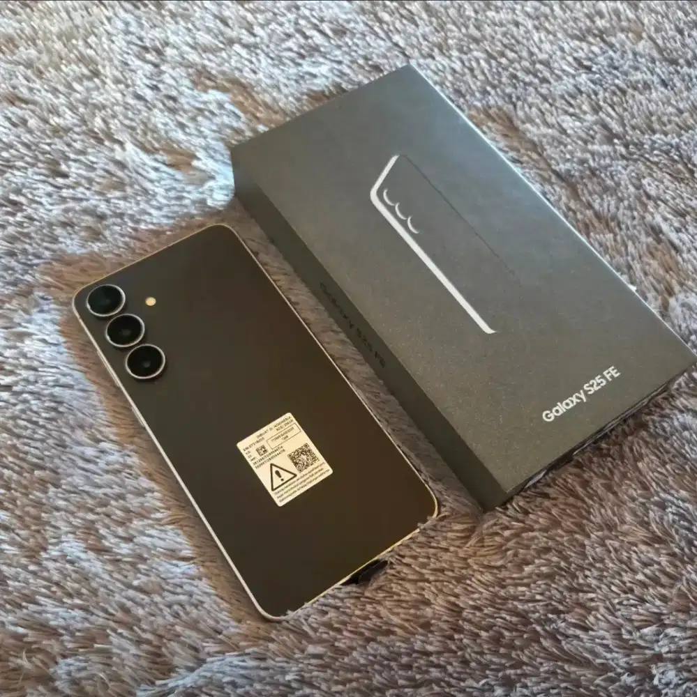 Samsung S25 FE 256Gb Jet Black open box only garansi 1 tahun