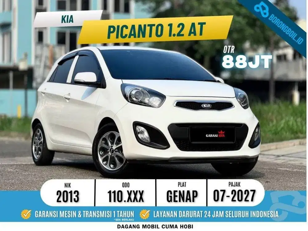 [PAJAK PANJANG] Kia Picanto 1.2 AT 2013