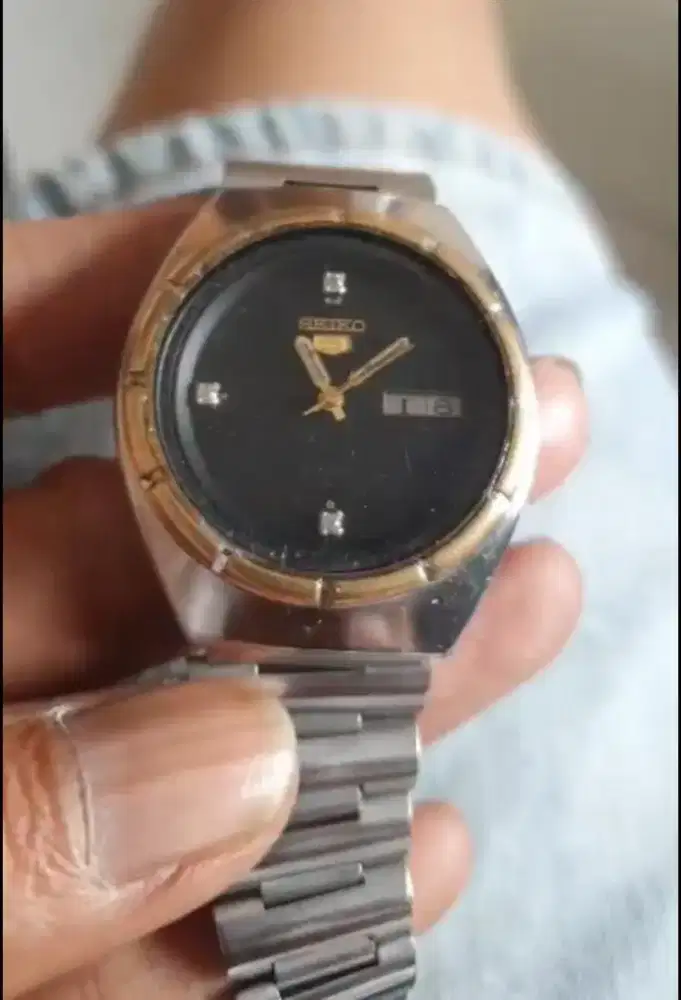 Seiko Automatic Bezel Gold. Original.