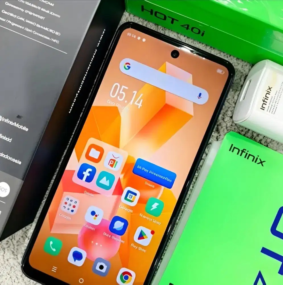 Infinix Hot 40i 16/256 Mulus Nominus