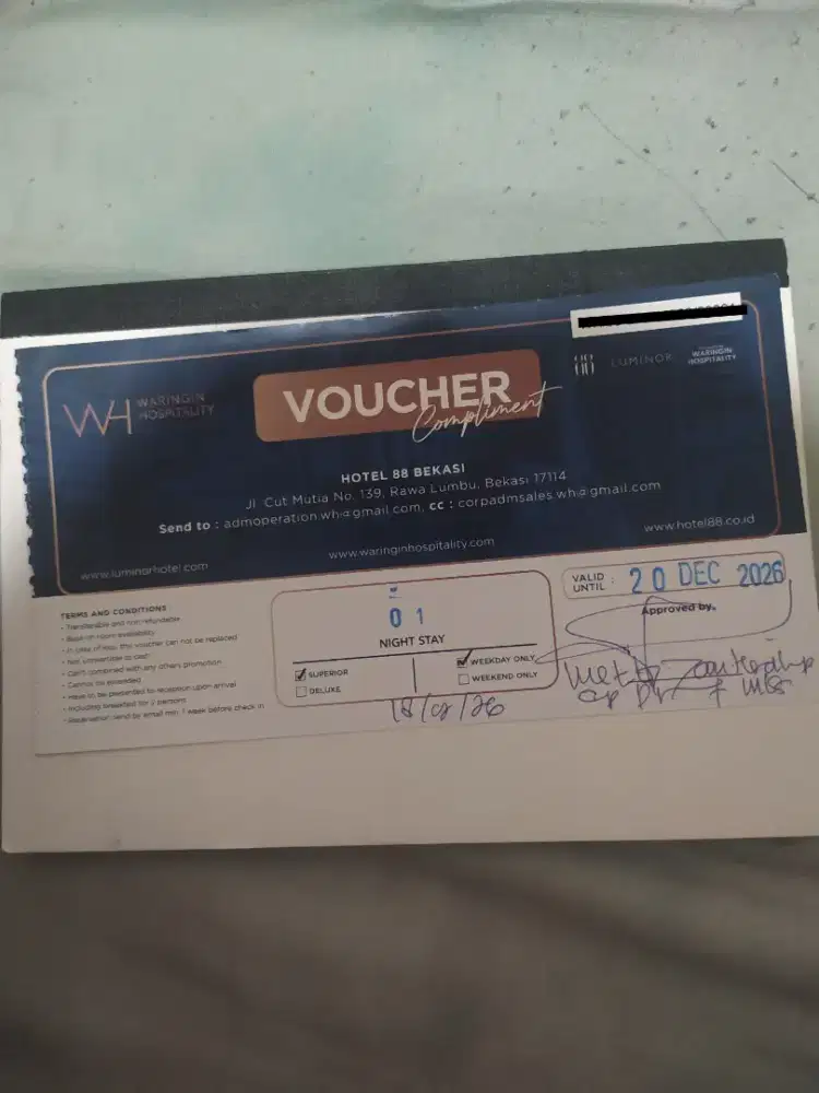 Voucher hotel 88 by Waringin Hospitality Bekasi
