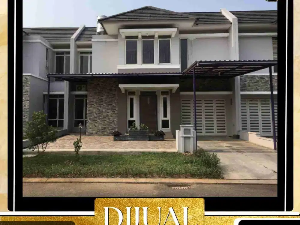 DIJUAL RUMAH 2 LANTAI.  LUAS TANAH 200 M²  DI PERUMAHAN SUWARNA SUTERA CIKUPA TANGERANG