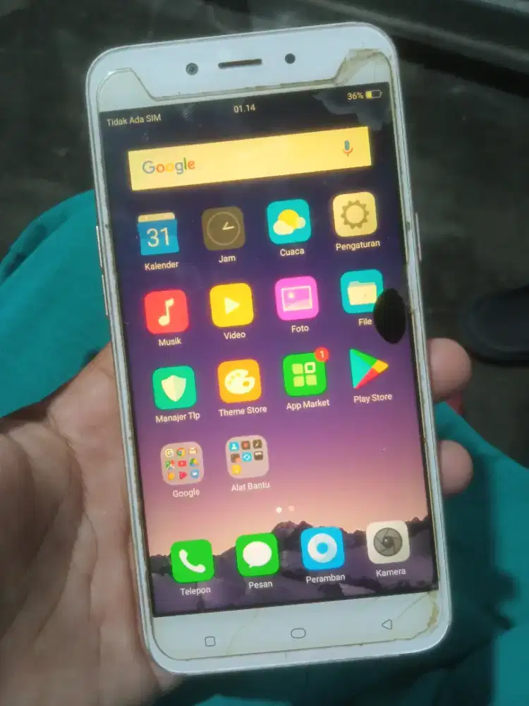 Oppo a71 ram2 rom16 4g normal