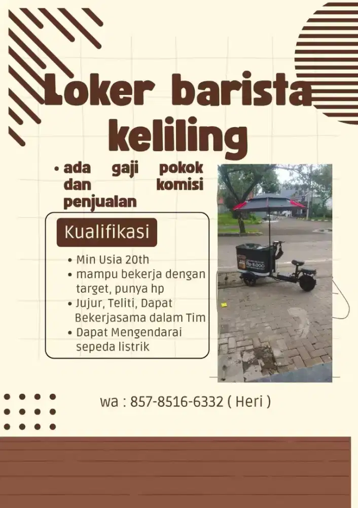 Barista kopi keliling