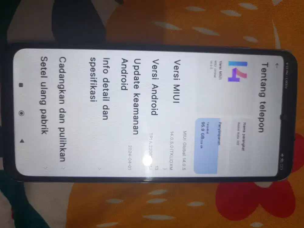 Redminote 10s bekas - baik