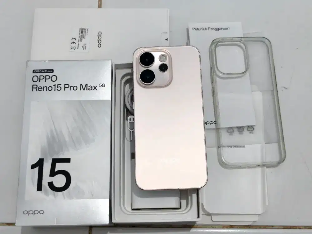 Oppo Reno 15 Pro Max 12/512GB Fullset No Minus Mulus