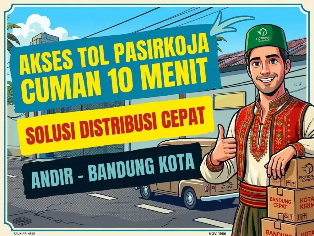 JUAL GUDANG DI DADALI, GARUDA, RAJAWALI, BANDUNG KOTA.