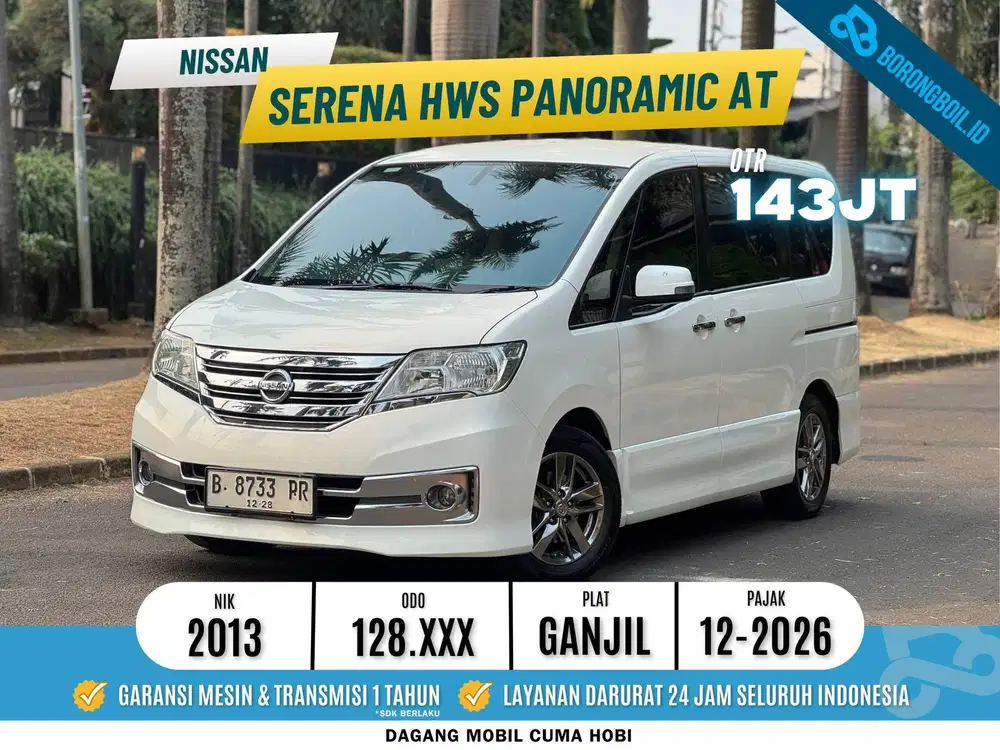 [LOW KM] Nissan Serena Hws Panoramic Sunroof AT 2013