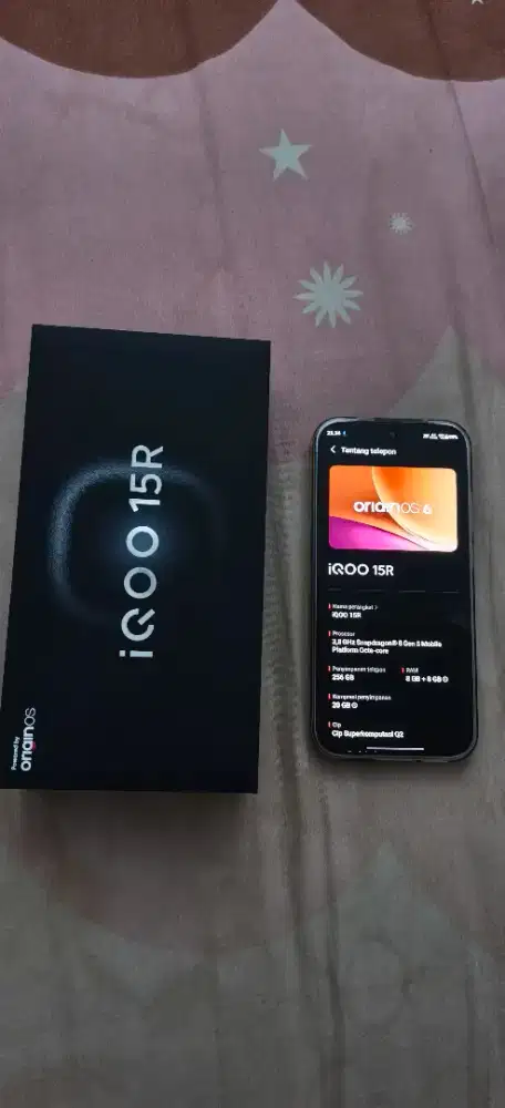 Iqoo 15R like new full set 8/256gb silver