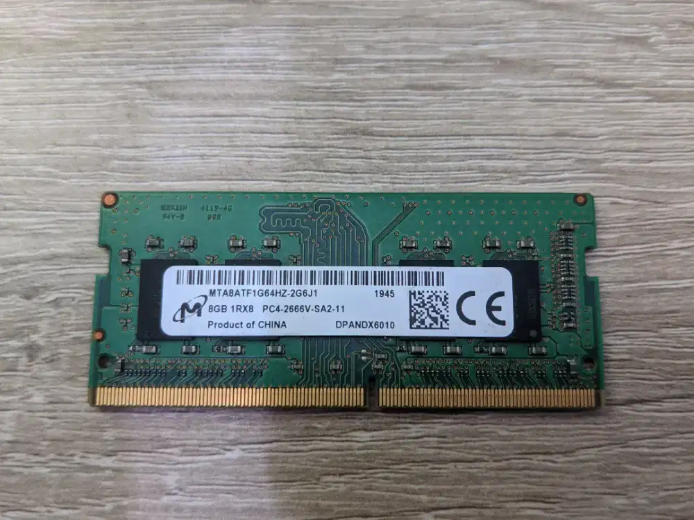 RAM micron 8GB DDR4 2666mhz untuk laptop