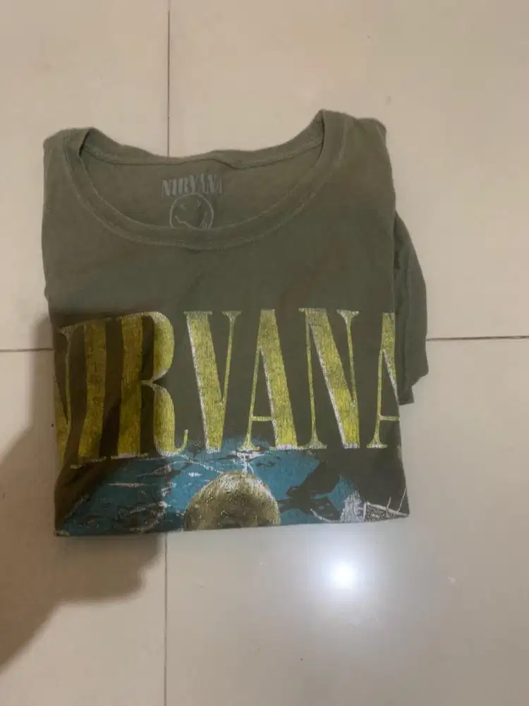 kaos Nirvana Nevermind original import