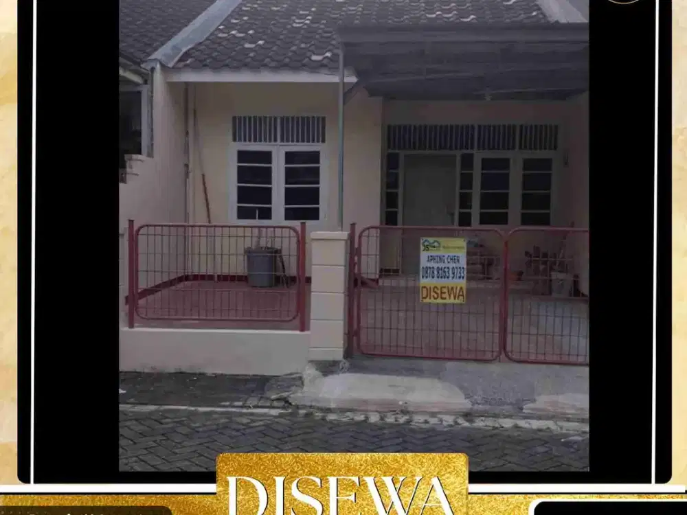 DISEWA RUMAH 1  1/4 LANTAI DI CITRA GARDEN 3 CENGKARENG JAKARTA BARAT