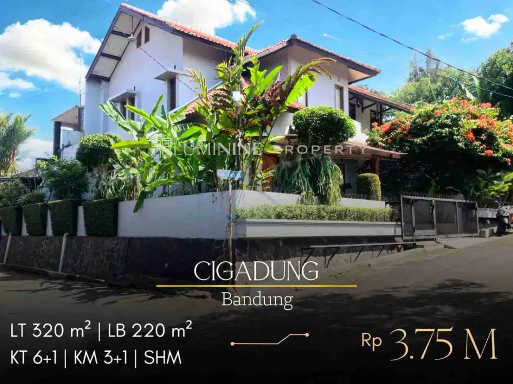 DIJUAL RUMAH HOEK DI CIGADUNG, BANDUNG (ON)