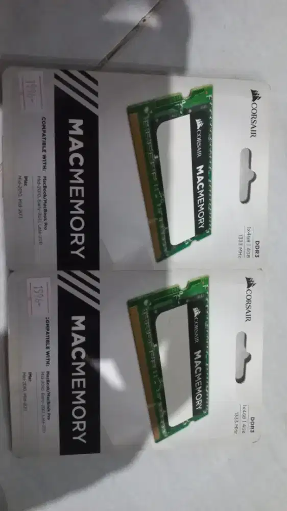 RAM Corsair MacMemory DDR3.