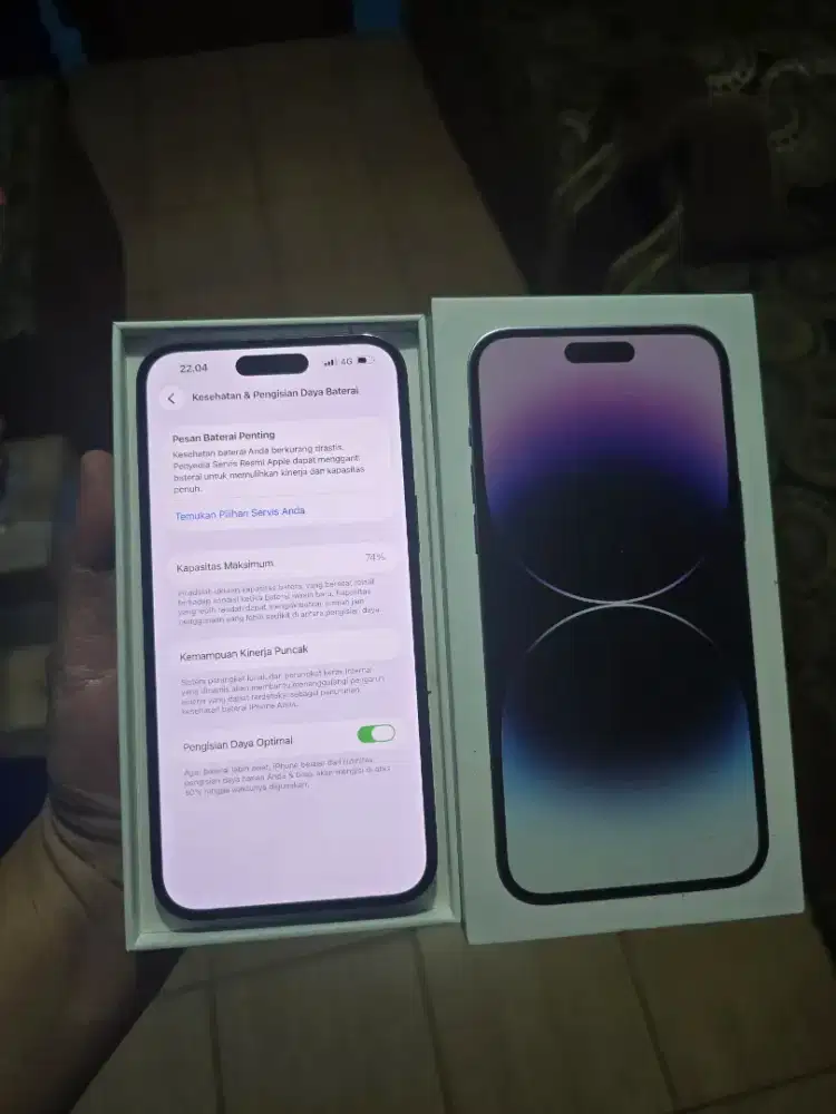 Iphone 14 promax 128 inter dus ori