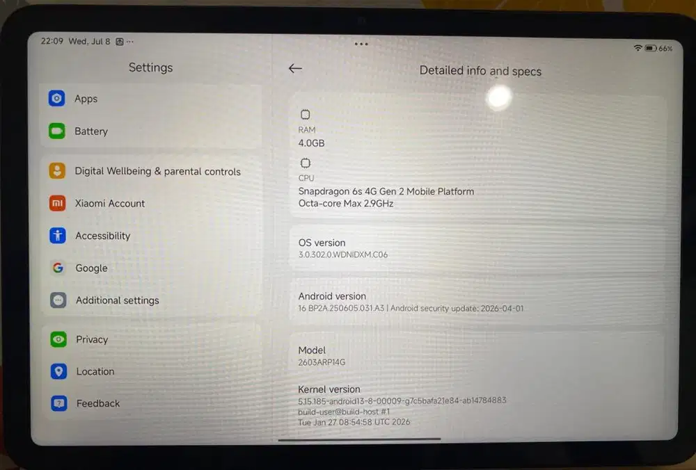 Xiaomi Redmi Pad 2 9.7