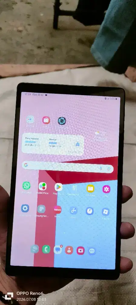 Samsung Tab A7 Lite Bisa kartu Sim 4G