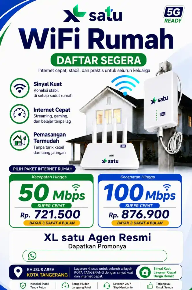 PROMO INTERNET UNLIMITED XL SATU