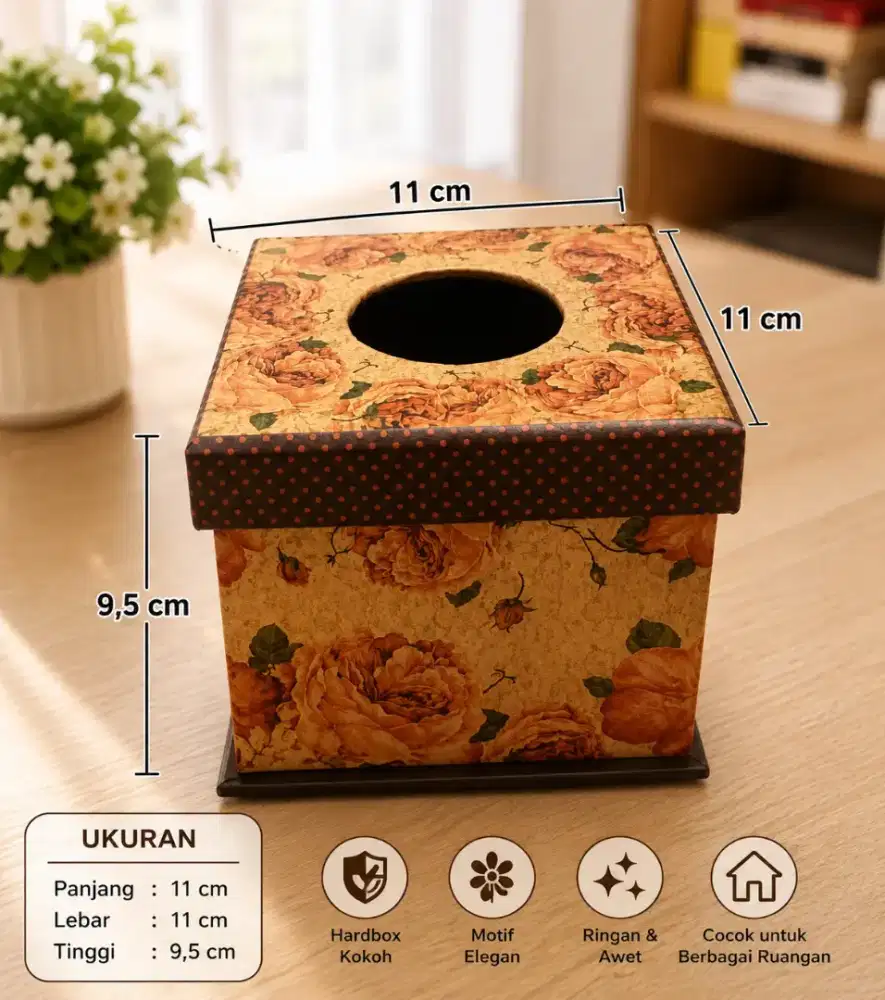 Kotak tisu Karton tebal  Bisa custom desain