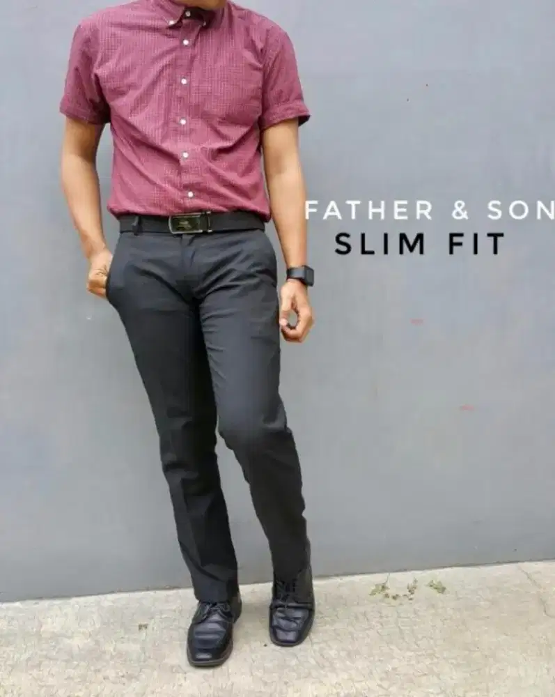 Celana Formal Pria Slimfit Fathers & Son