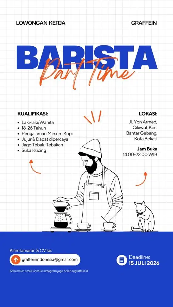 BARISTA - PART TIME