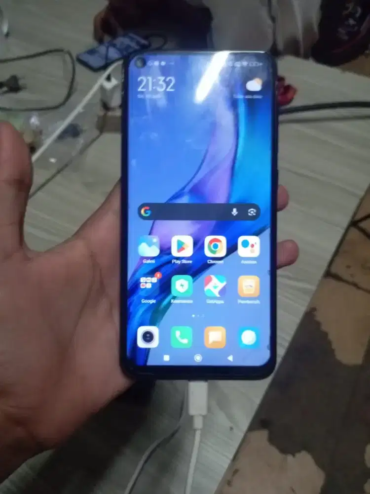 redmi note 9 ram 4/64 hp+dus minus sidik jari smaa