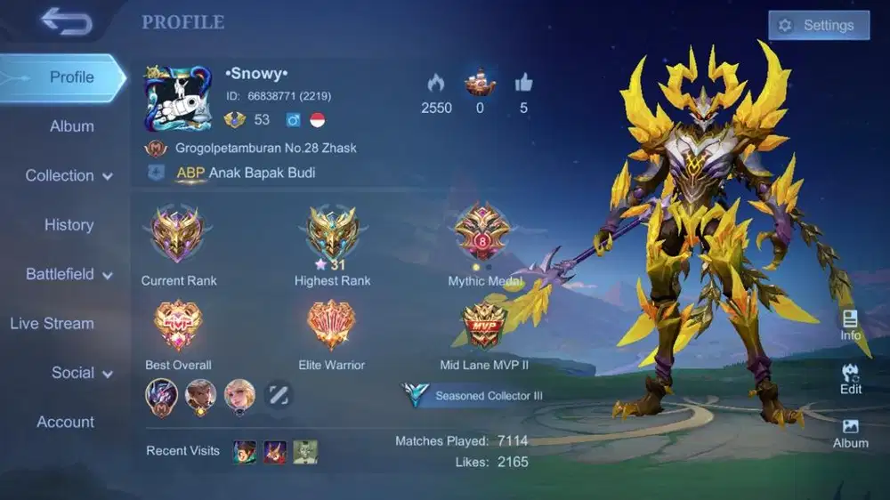 Akun Mobile Legends