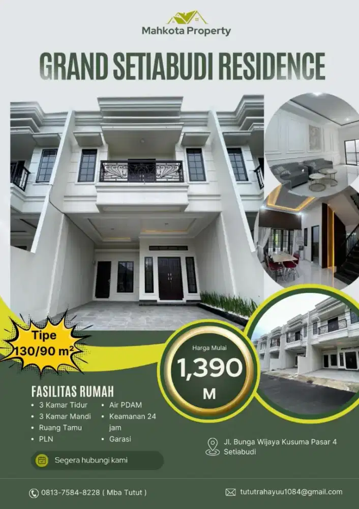 KOMPLEK GRAND SETIA BUDI TIPE 130 M2