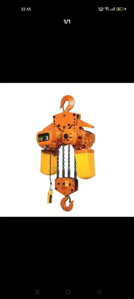 electrik chain hoist 10 ton x 12 meter 380 V Nagasaki japan