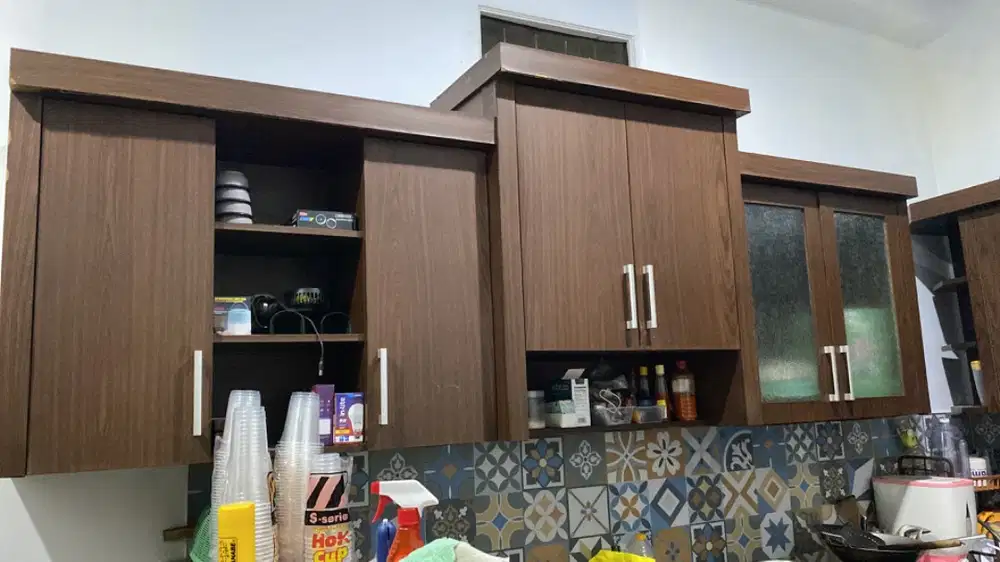 Kitchen set coklat
