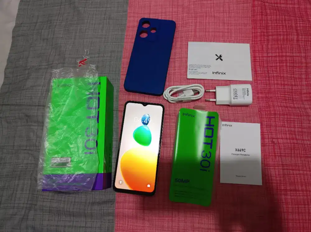 Infinix hot 30i 8/8 126 fullset & mulus