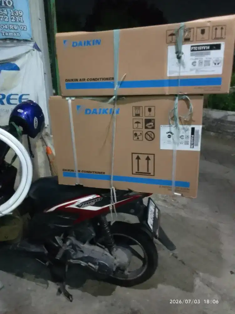 Jual AC Daikin 1/2-1pk baru segel