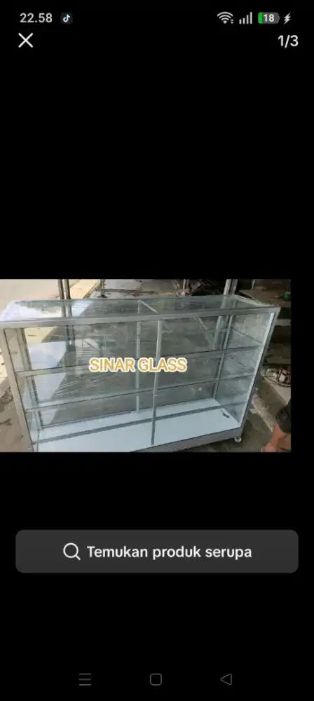 Etalase beras /sembako 2 pcs(1paket borongan)