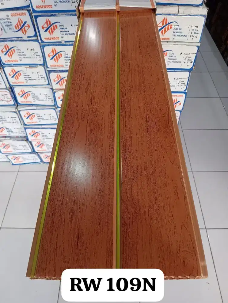 Material plafond pvc 4m 6m lebar 20cm Glossy