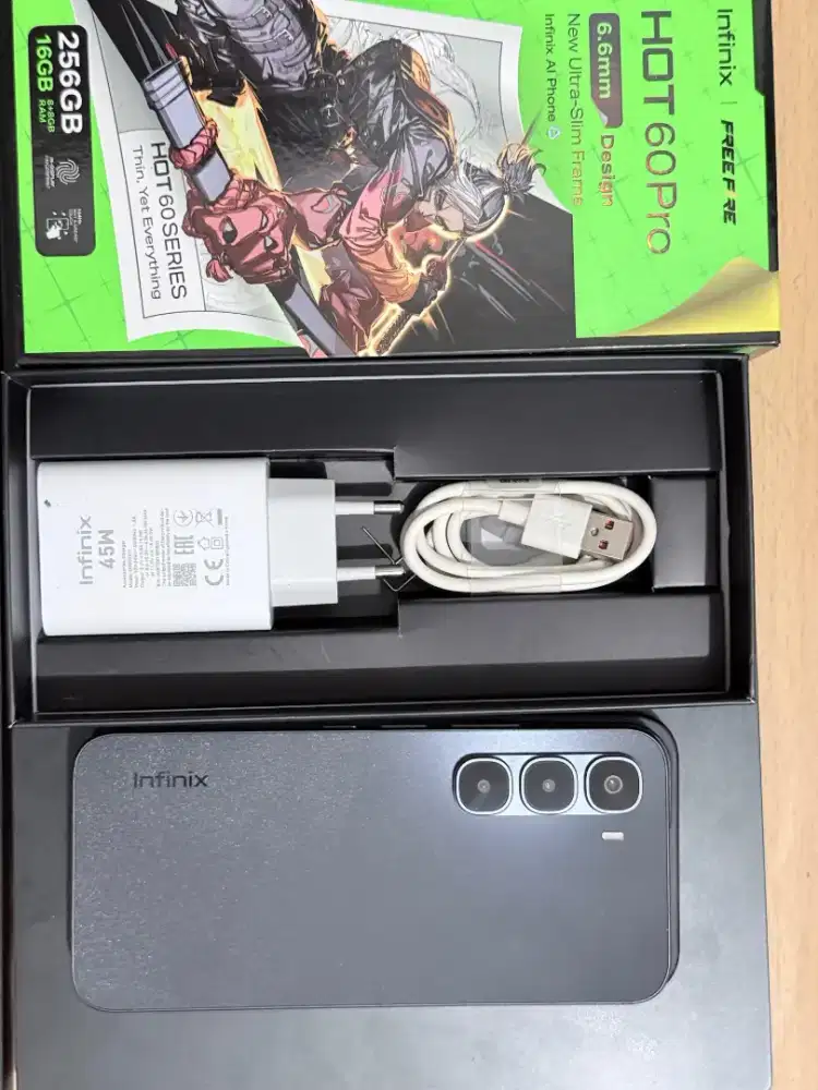 Jual Infinix Hot60 Pro Hitam, 8+8/256
