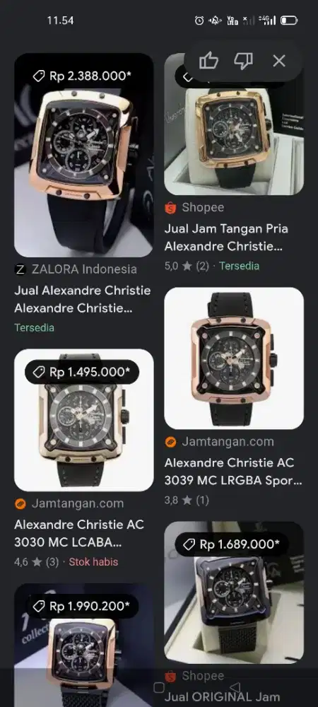 Jual jam tangan Alexandre Christie
