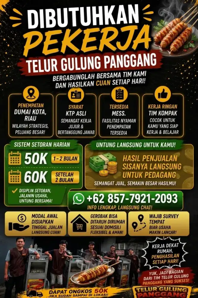 LOKER MANGKAL TELUR GULUNG PANGGANG