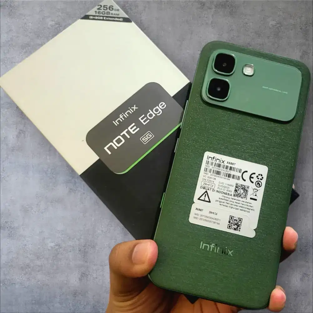 Infinix Note Edge 5G 8/256 Usia 1 Bulan